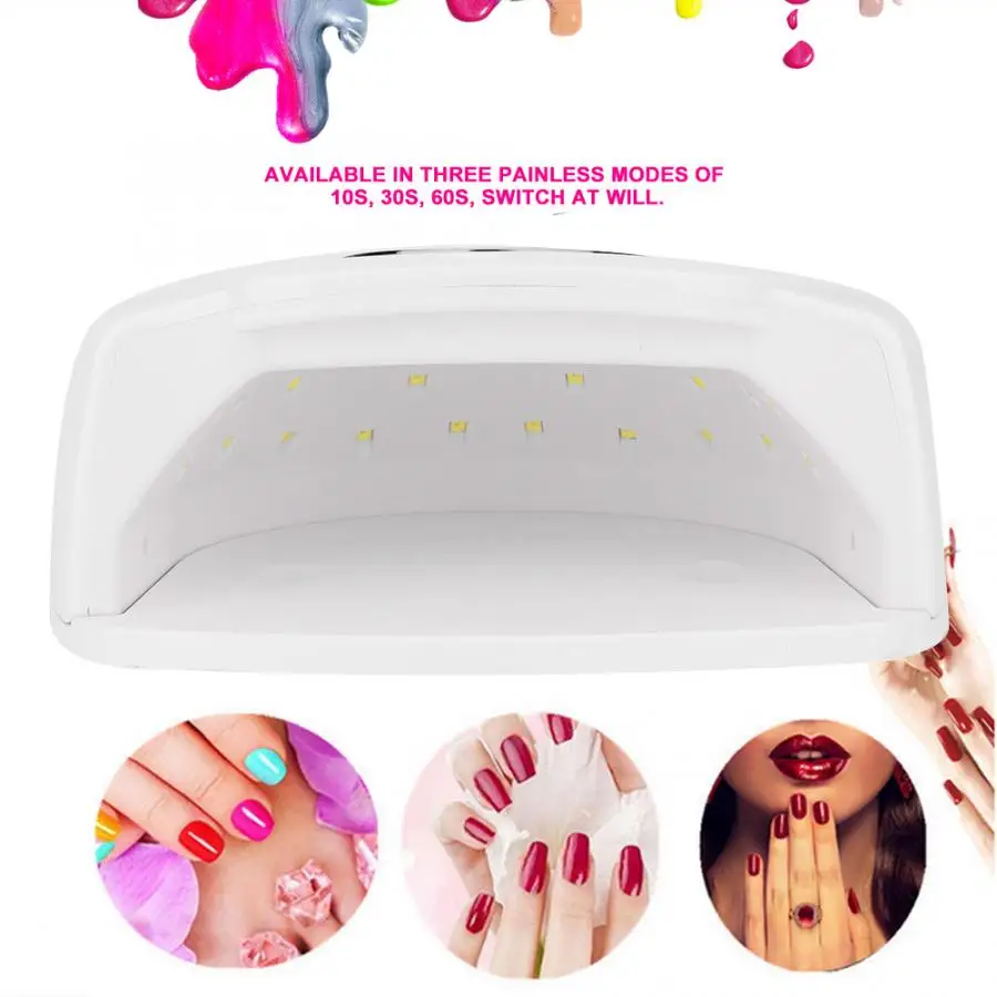 54 Вт/27 Вт двойная мощность ногтей лампа для сушки гель лака Маникюр Сушилка