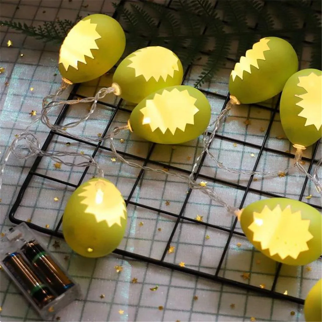 

10 LED Lights Broken Eggs Battery Light Easter Series Decorative String Lights