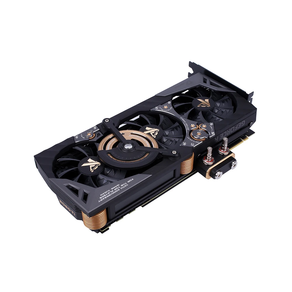 Красочная видеокарта iGame GeForce RTX 2080 Ti Kudan GDDR6 11 GB, графическая карта 1818 MHz, одноклавишная игровая графическая карта GPU