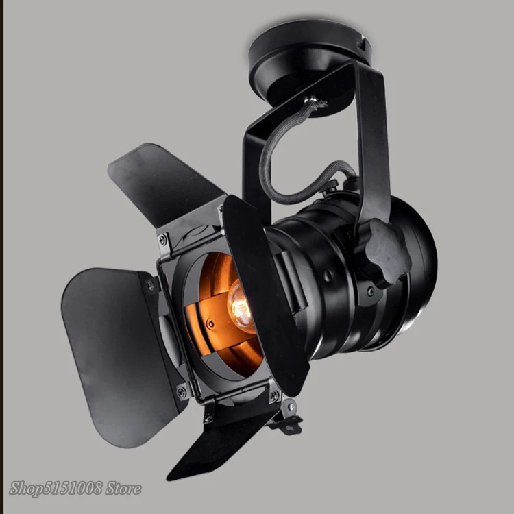 Винтажный Трековый светодиодный светильник промышленный подвеска для магазина