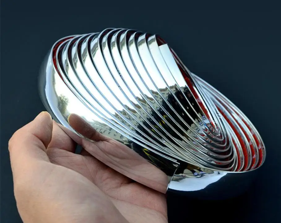 Стайлинг автомобиля хромированные декоративные полосы передняя и задняя