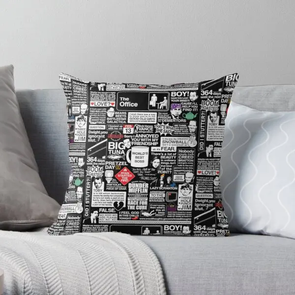 

Wise Words From The Office - The Office Soft Decorative Throw Pillow Cover for Home Pillows NOT Included