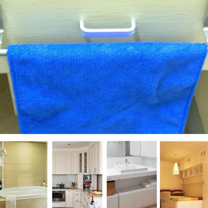 

F2TE Extendable Over Door Towel Rack Bar Hanging Holder Bathroom Kitchen Hotel Cabinet Cupboard Shelf Rail Stainless Steel