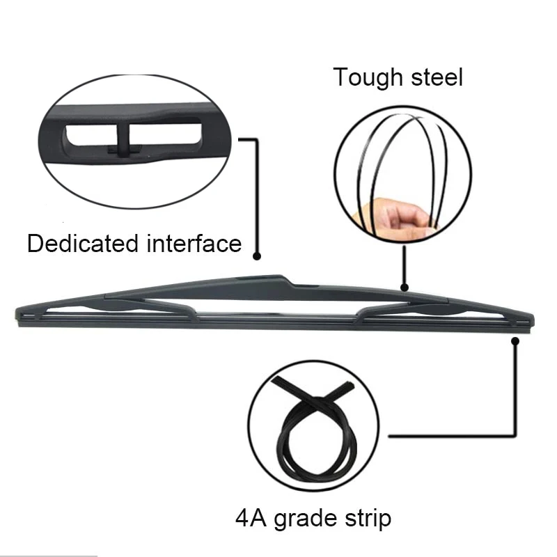 APPDEE стеклоочистителя 14 "Задняя щетка комплект для Mazda 3 BK хэтчбек 2003-2009 лобовое