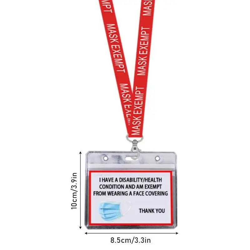 

ID Badge Case Clear Color Border Lanyard Holes Holders Material Card Sleeve ID Badge Case Badge Accessories