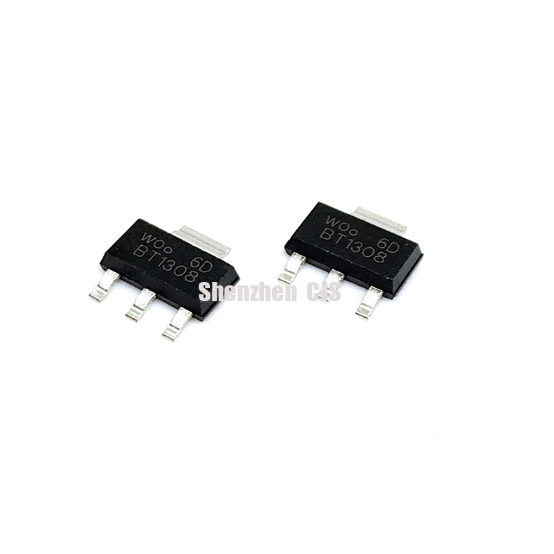 100% Оригинальный 50 шт. BT1308 BT1308W BT1308W-600D 115 TRIAC SENS ворота 600V 0.8A SC73 | Электроника