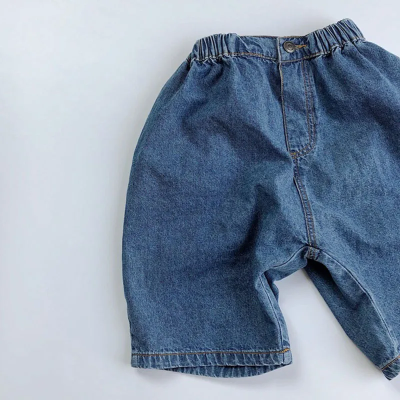 

1-6Yrs Boys Girls Cowboy Children Short Pants Summer Kids Baby Short Pants Loose Kids Short Pants For Boys Girls Casual Pants