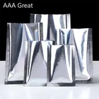 Пакеты из алюминиевой фольги, с открытым верхом, 100 шт.лот