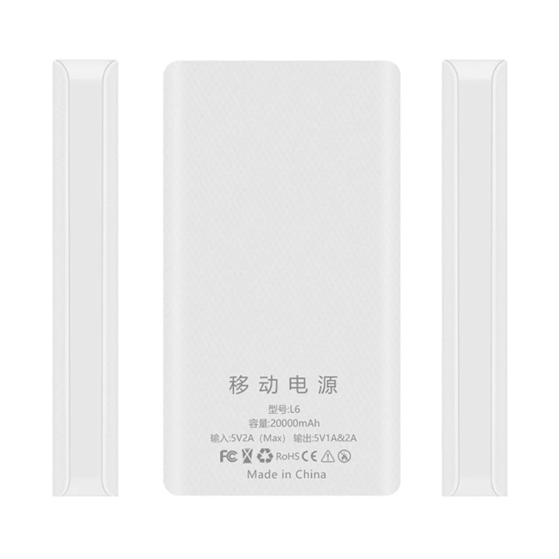 ЖК-дисплей L6 чехол для аккумулятора 6x18650 внешнего зарядное устройство без |