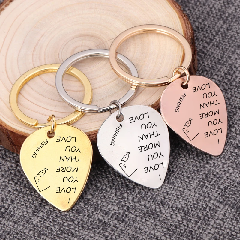 Рыболовный брелок я люблю тебя больше чем ювелирные изделия для рыбалки кулоны