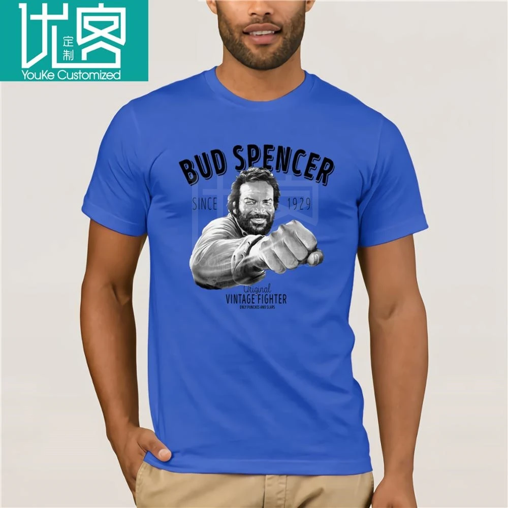 Футболка BUD SPENCER TERENCE HILL ALTRIMENTI CI ARRABBIAMO UOMO DONNA BAMBINO Мужская Черная хлопковая футболка