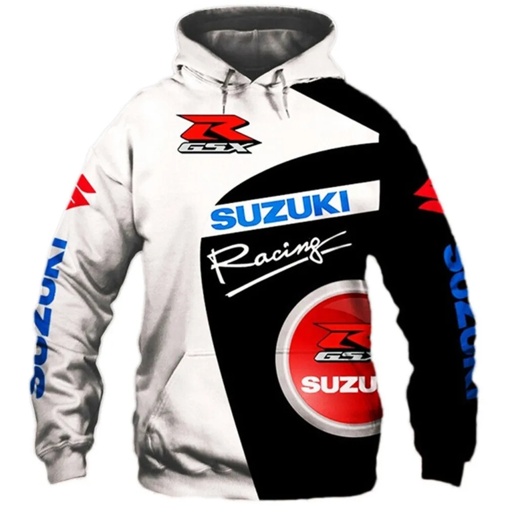 

2021 new micro-mark star colorful striped hoodie racing men's pullover handsome fashion spring and autumn casual sports shirt