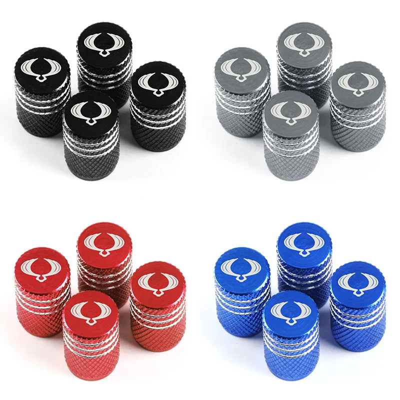 4 шт. металлические прокладки для шин из алюминиевого сплава вентиль крышка