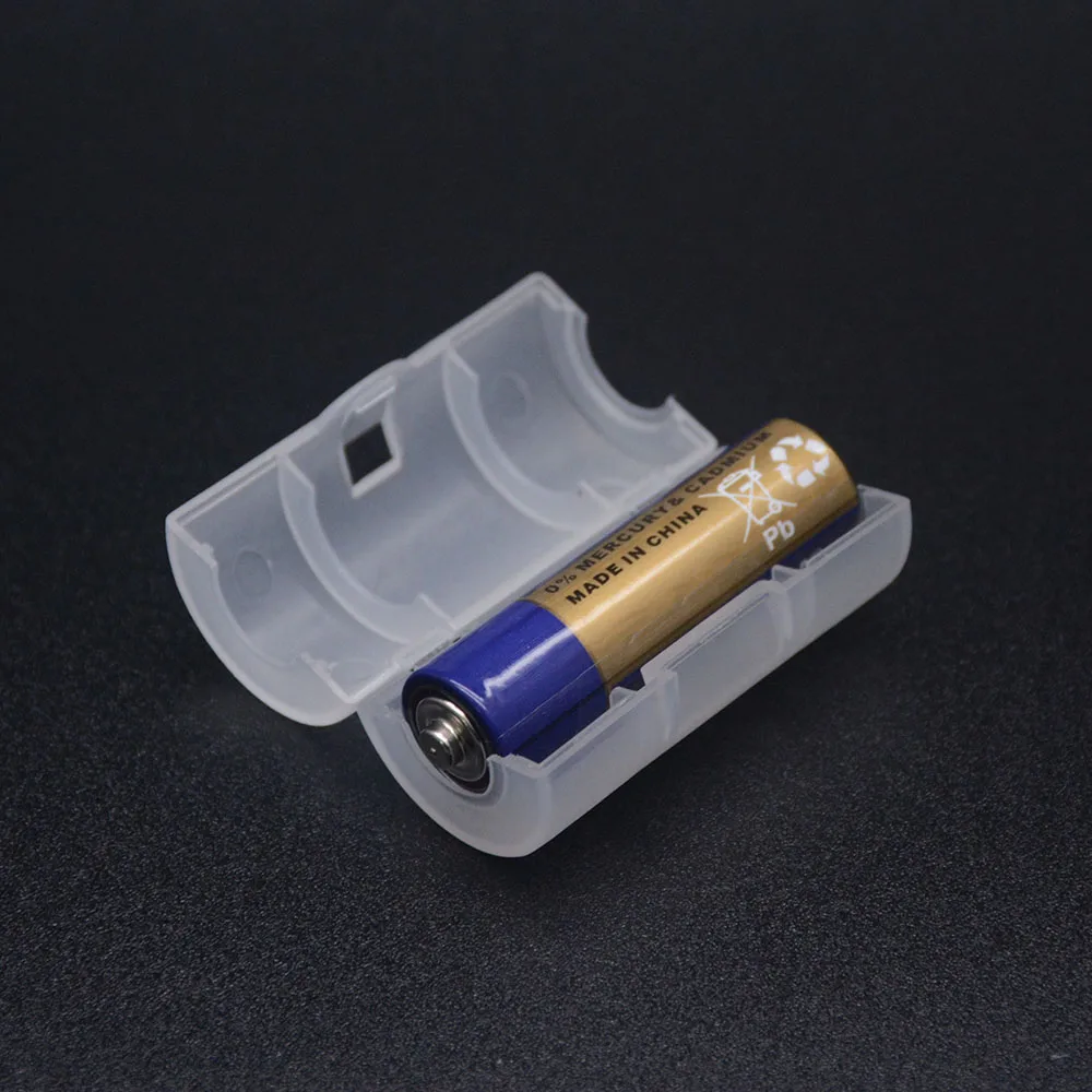 

Diy AA To C Size Battery Adapter Holder Case Converter Switcher Adapter Box