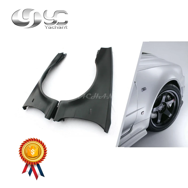

Car-Styling Auto Accessories FRP Fiber Glass Front Fender Kit Fit For 1999-2002 Skyline R34 GTR NI ZT Style Front Fender