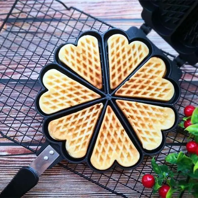 Murah Baking Kue Cetakan Baking Alat Alat DIY Biscuit Cetakan Waffle Cetakan Baking Cetakan Waffle Maker Cookie Cutter Kecil Baking Pan