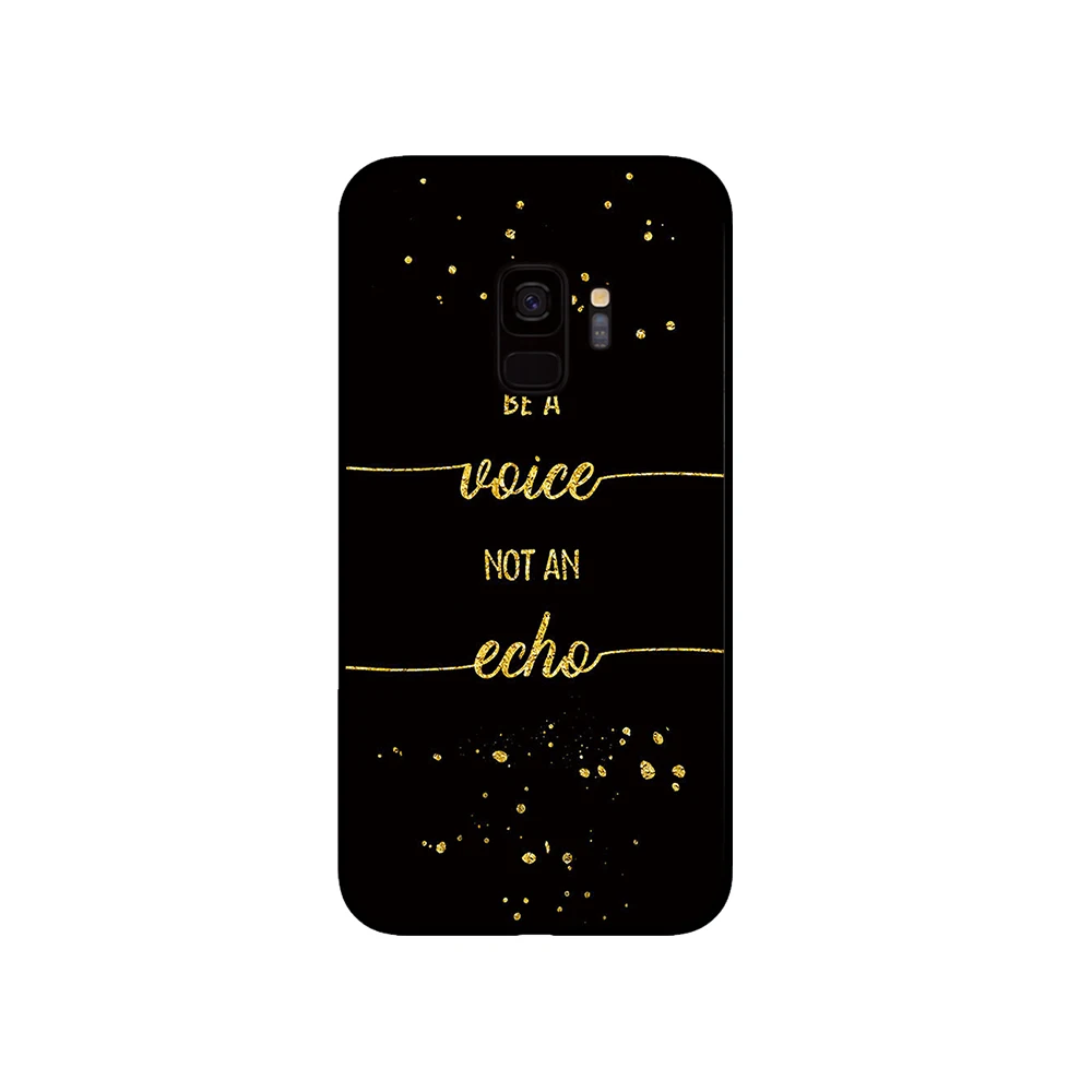 Text Art Gold Words cases For Samsung Galaxy S10 S8 S9 Plus S7 S6 edge Note 8 9 10 Pro Lite cover | Мобильные телефоны и