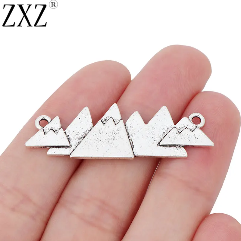 10 шт. подвески коннекторы ZXZ для ожерелья 46 х14 мм|Шармы| |