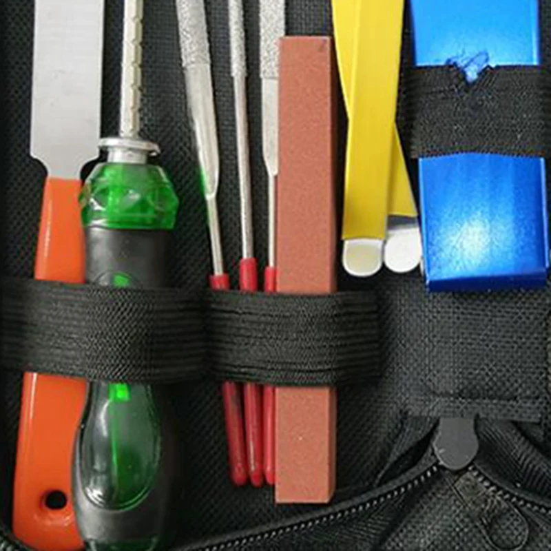 

22Pcs Guitar Tool Kit Maintenance Tool String Kit String Operation Ruler Measurement Tool Multi-Function Wrench Set