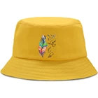 Панама с надписью Let It Bee, Женская хлопковая шляпа для занятий на открытом воздухе, скейтборда, рыбалки, солнцезащитные кепки