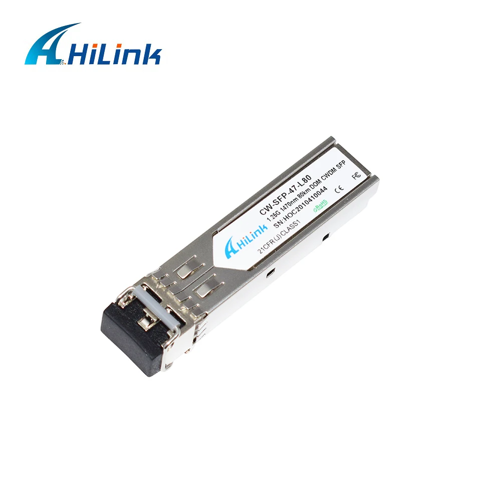 Бесплатная доставка! Двойной LC 1 25G 1470nm 80km CWDM SFP трансивер с функцией DOM | Мобильные
