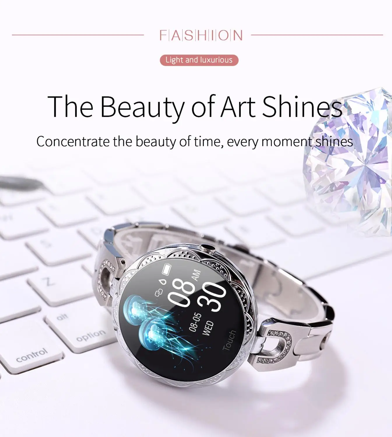 

Smart watch AK15 waterproof watch pedometer alarm clock stopwatch body fitness tracker PK H2 S3 KW10 for Android IOS woman watch
