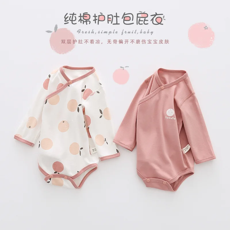 

Newborn Baby Rompers for 0-24M Long Sleeves Romper Jumpsuits One-piece New Fashion 100% Organic Cotton Newborn Baby Girl Clothes