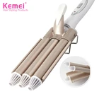 Профессиональные щипцы Kemei для завивки волос, электрические щипцы для завивки волос, Керамический выпрямитель для волос, инструменты для завивки волос