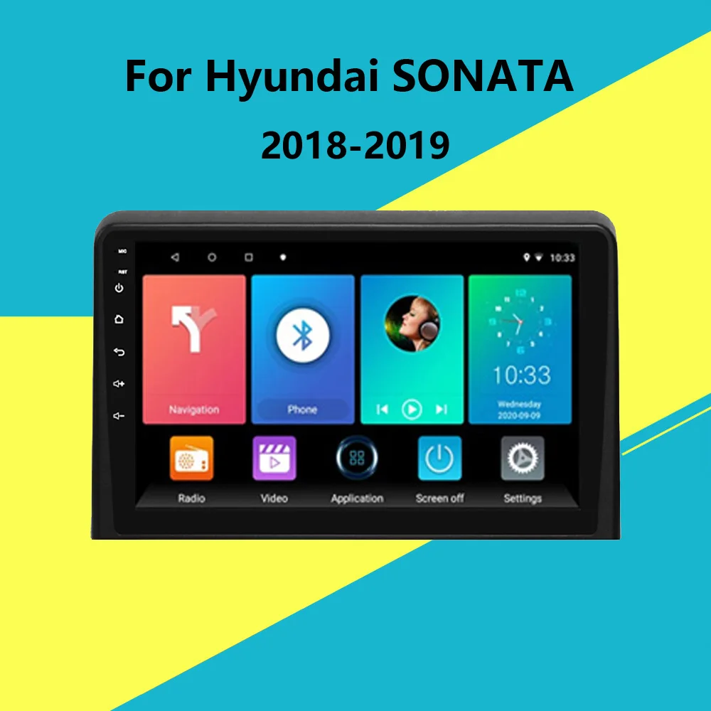 

For Hyundai SONATA 2018 2019 2 DIN 9 inch Android Car Radio Multimedia Video Player GPS Navigation Wifi