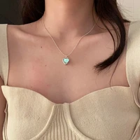 sweet cool style pendant necklace korea 2021 daily jewelry girlfriend gift collier femme
