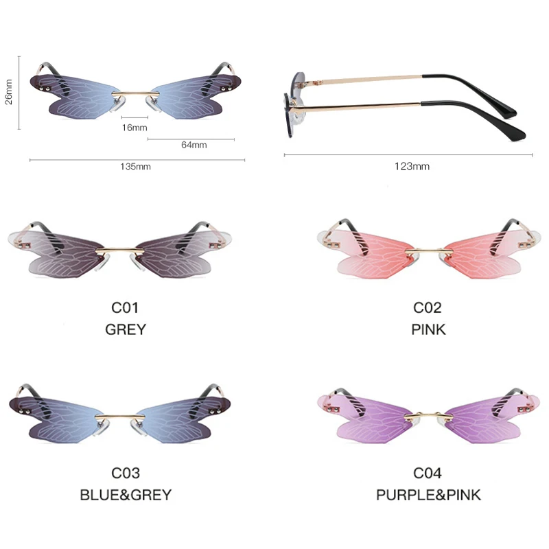 Оправы для очков Yoovos Rimless для женщин 2023 бабочки очки для женщин/мужчин брендовые очки для оптовой продажи Gafas De Sol on.