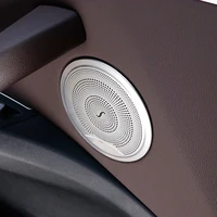 for bmw x3 g01 x4 g02 2017 2018 2019 car door loudspeaker sound chrome pad speaker cover trim frame sticker interior accessories