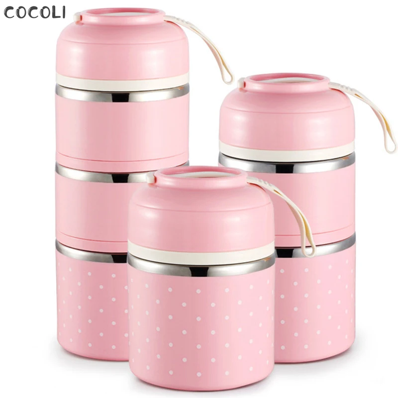 Японский термос для обедов герметичная коробка из нержавеющей стали Бенто бокс