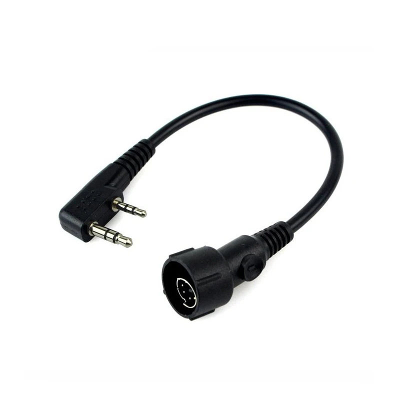 Авиационная рация гарнитура шумоподавление Heaphone для Kenwood Baofeng UV-5R 2 контакта