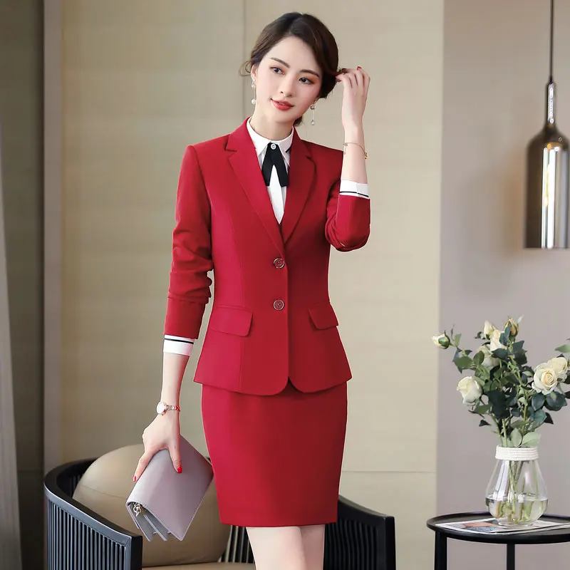 Женский деловой Блейзер высокого качества, Женская рабочая одежда размера плюс, Женская офисная одежда от AliExpress RU&CIS NEW