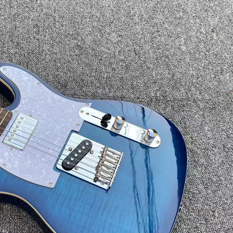 Chrome Hardware Electric Guitar,  Blue Boutique Alder Body Electric Guitar,Brand accessory enlarge