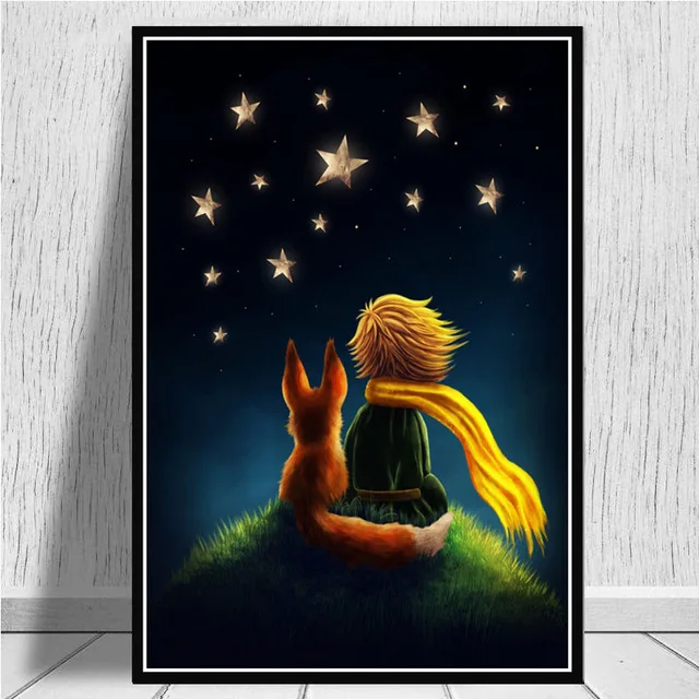 

Canvas Painting Wall Artwork Printed Home Decoration The Little Prince Movie Modular Pictures Nordic Style Poster