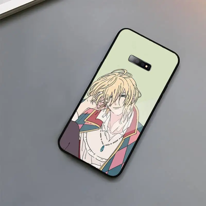 

Japan anime Howls Moving Castle Phone Case Tempered glass For Samsung S6 S7 edge S8 S9 S10 e plus note8 9 10 pro