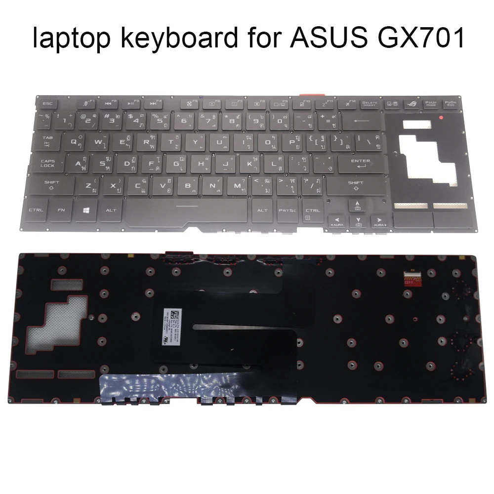 Turkey Thai Replacement keyboards for ASUS ROG Zephyrus S17 GX701 GX GX701GV GX701LWS XS76 gaming keyboard 0KN1 661TU11 661TA11