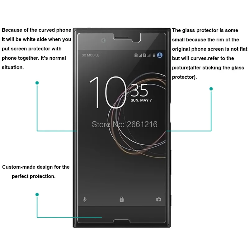 For Sony XZs Tempered Glass 9H 2.5D Premium Screen Protector Film Xperia / Dual G8231 G8232 5.2&quot | Мобильные телефоны и