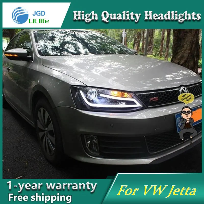 Светодиодная фара для VW Volkswagen Jetta 2012 2013 LED фары сигнал светодиодный drl hid