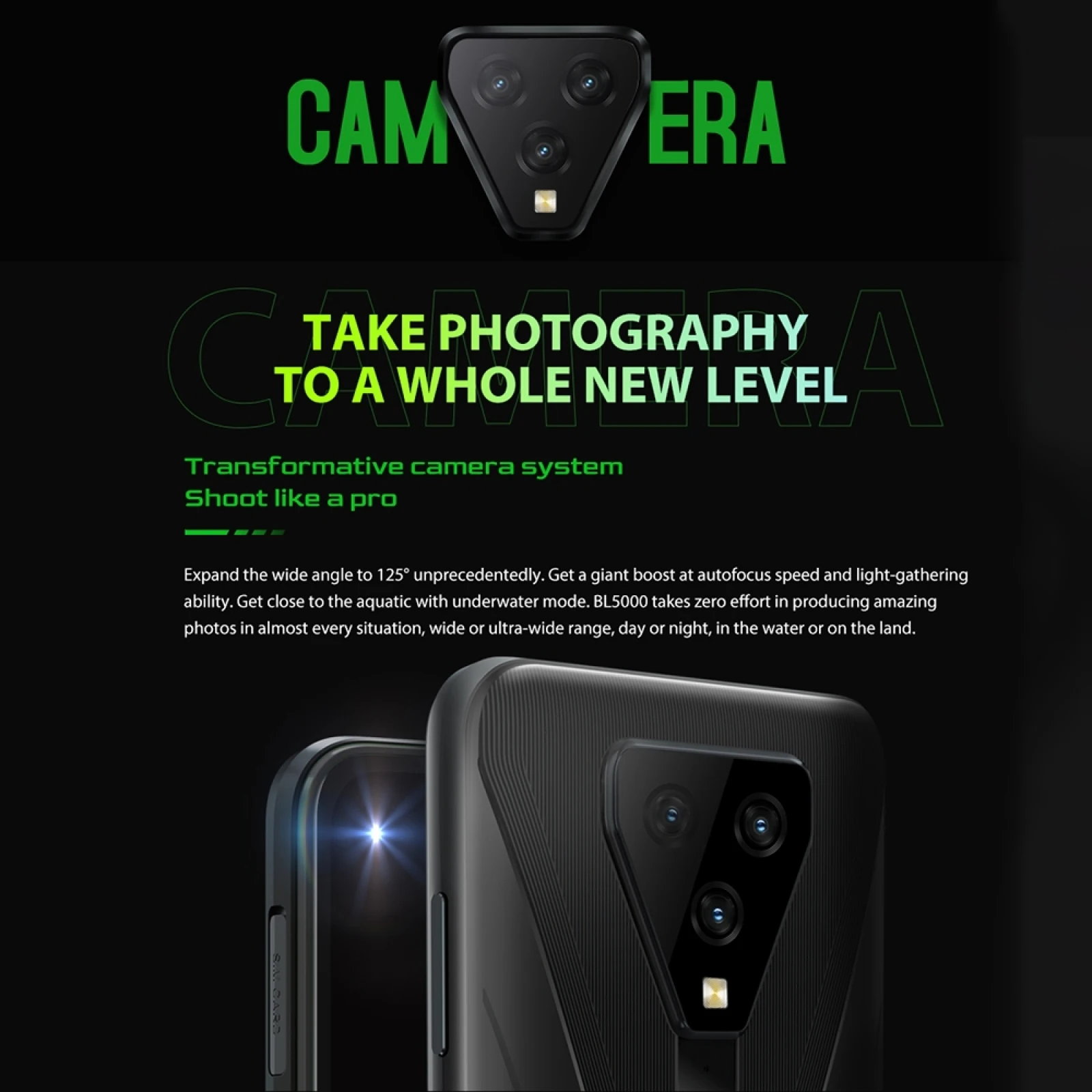 Blackview BL5000 смартфон с 5 99 дюймовым дисплеем восьмиядерным процессором ОЗУ 8 Гб ПЗУ 6
