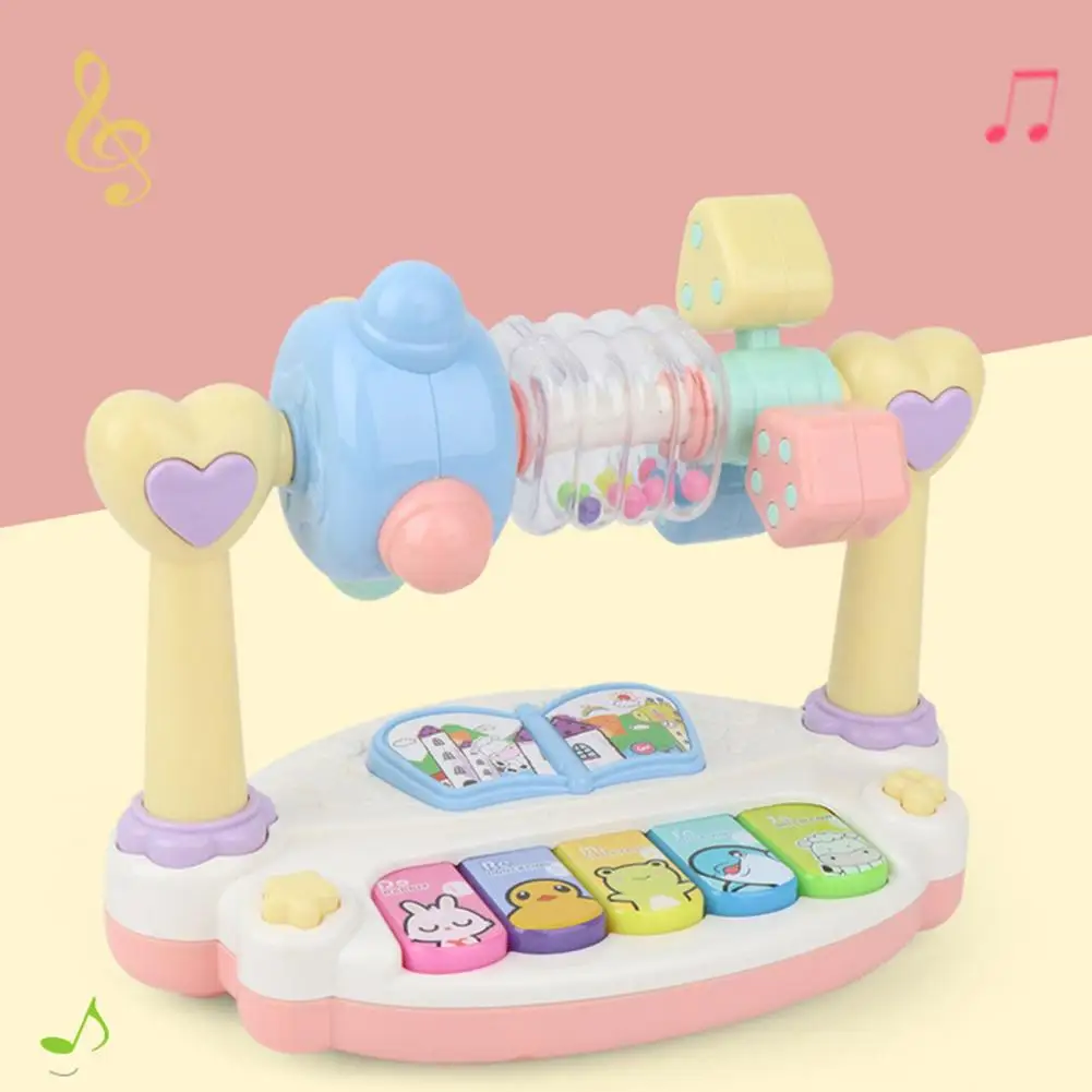 

Cartoon Electronic Organ Educational Piano Music Puzzle Toy for Kids Infant Baby(No Battery)
