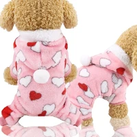 puoupuou cartoon dog clothes hoodie sweatshirt winter pet dog clothes for dogs jacket cotton pet clothing for dogs pets clothing