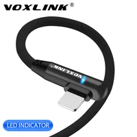 USB-кабель VOXLINK lightning, 5 В, 2,4 А, USB-кабель для быстрой зарядки и синхронизации данных для iphone X, XS, 6, 7, зарядный кабель