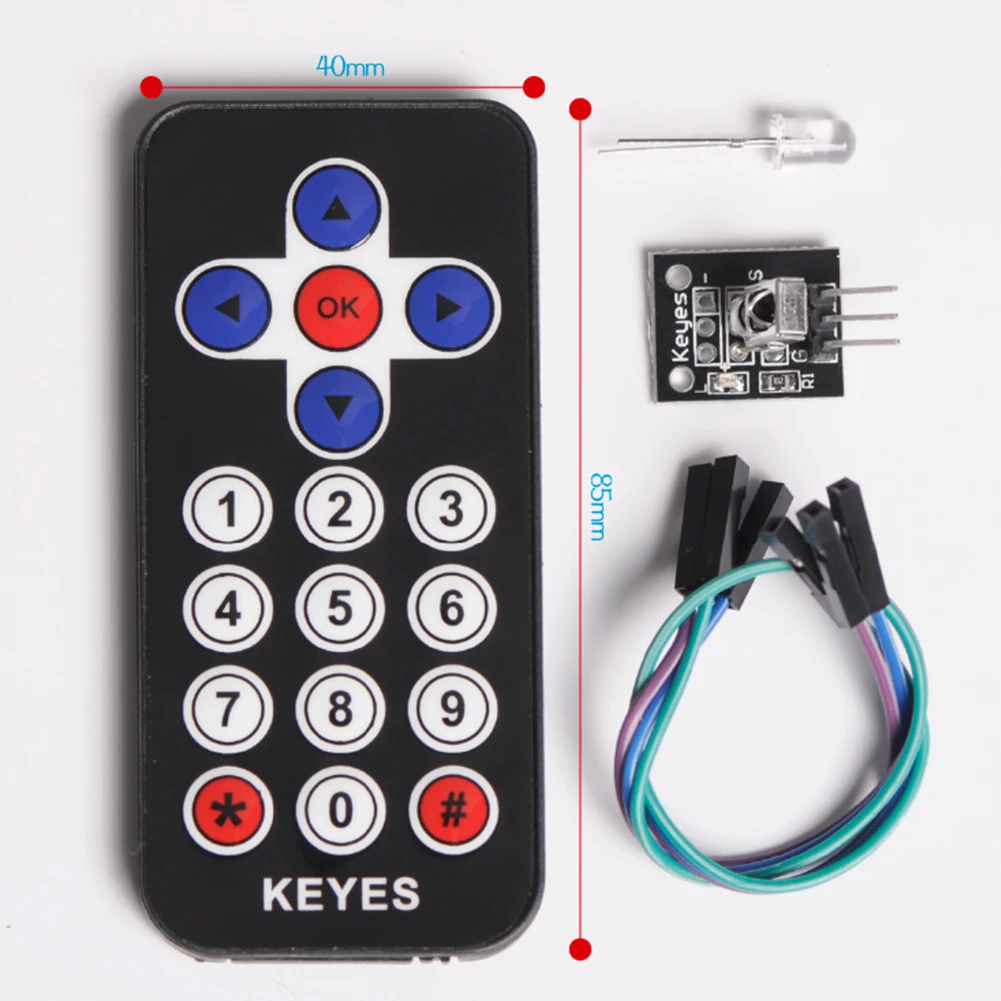Wireless Replacement Parts Sensitive Easy Apply DIY Mini Battery Powered Remote Control Module Set Infrared For Arduino | Электроника
