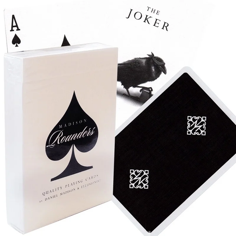 

Ellusionist Black Madison Rounders Playing Cards Bicycle Deck USPCC Collectible Poker Magic Card Games Magic Tricks Props