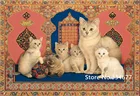 Высококачественная Милая кошка животное для вышивки рукоделие 14 карат считается непечатным крестом наборы для вышивки крестиком DIY искусство ручной работы Настенный декор