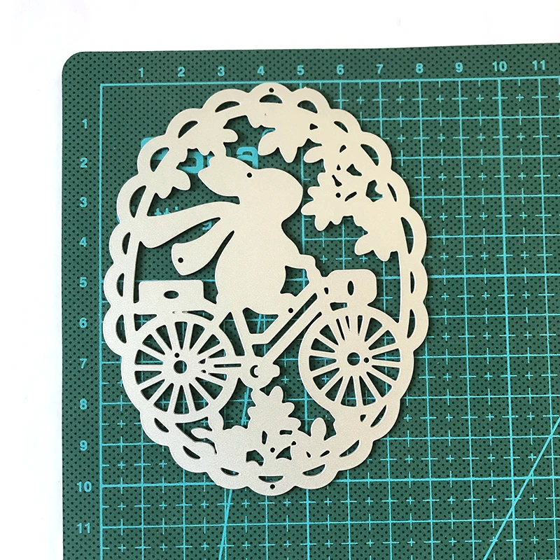 

SHINECRAFT New DesignMetal stencil mold Cutting Dies happy easter bunny scrapbook die cuts Album Paper Card Craft Embossing