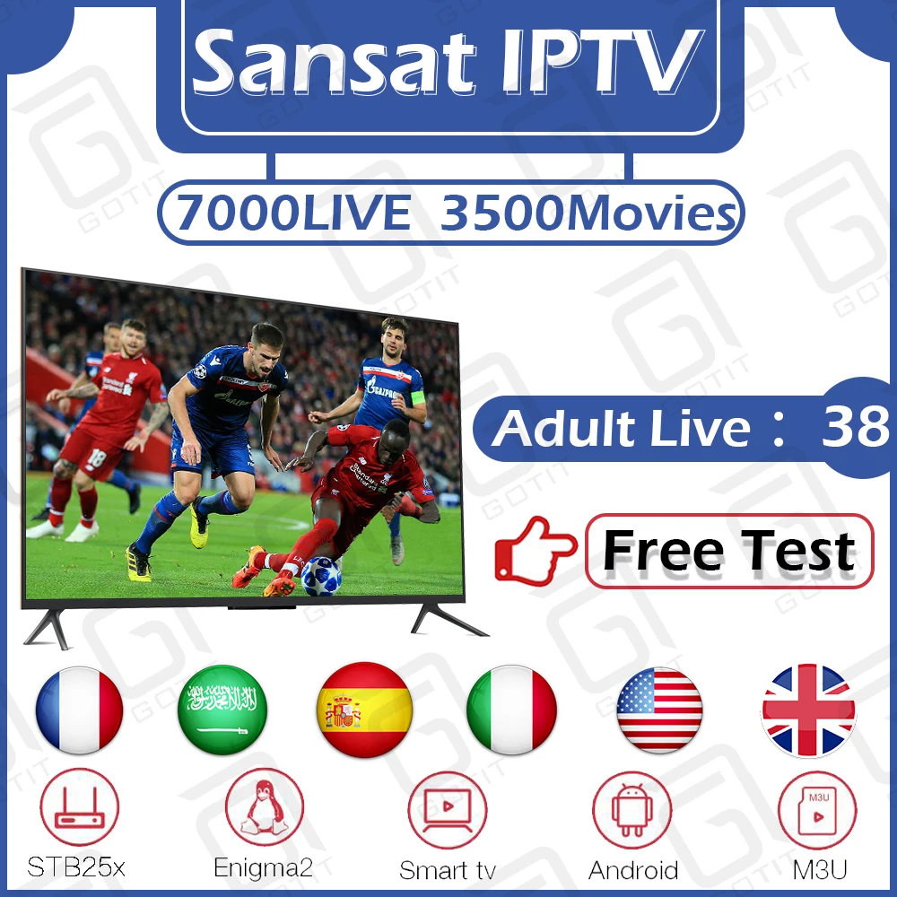 Procaja лучший Linux Smart tv Box tv IP605 Android tv Box 6,0 S905X 1GB 8GB опция 5G Wifi двойной Systerm Box с Sansat IP tv